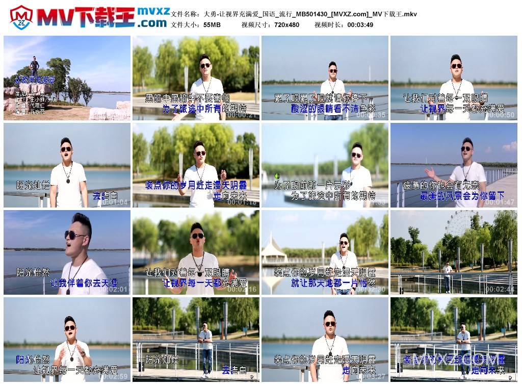 大勇-让视界充满爱_国语_流行_MB501430